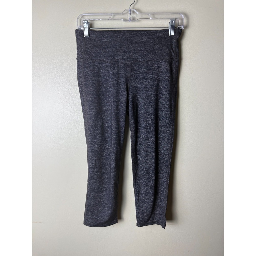 Athleta Capri Leggings Womens S Gray Heather Yoga‎ Athletic Crop Running